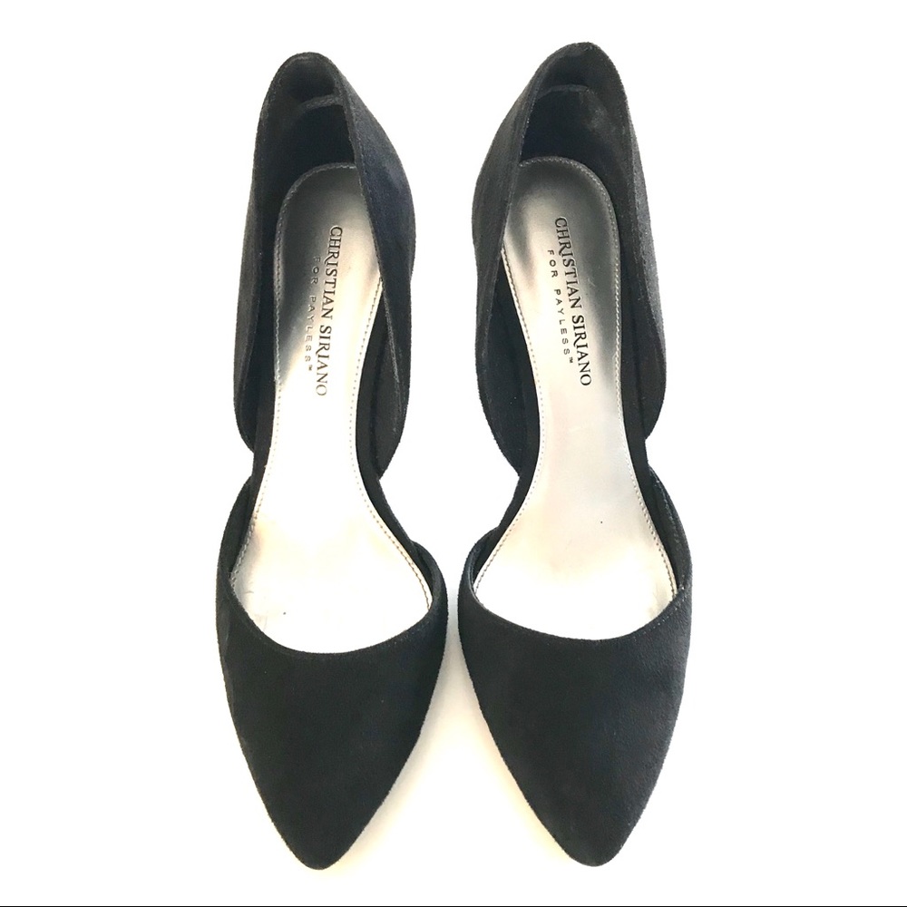 Faux Suede Stiletto Heels